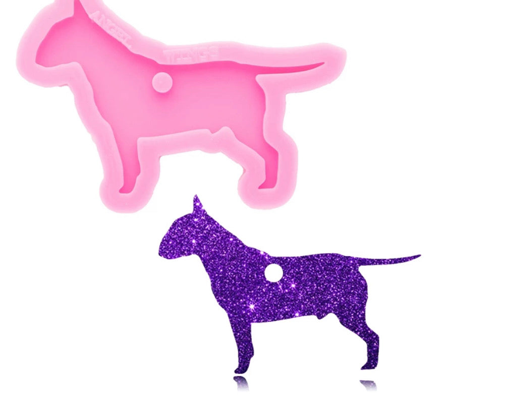 Dog - Bull Terrier - Silicone Mold – Glitters Matter®