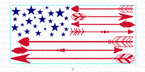 America - Arrow Flag