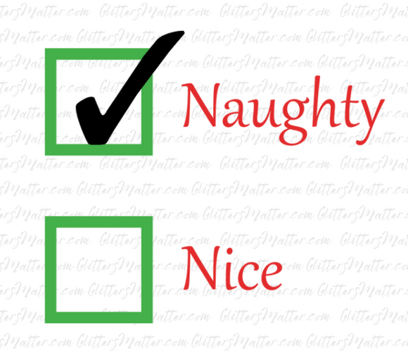 Christmas - Naught Nice Checkmark