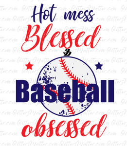 Baseball - Hot Mess Blessed