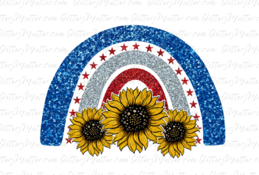 America - Rainbow Sunflower