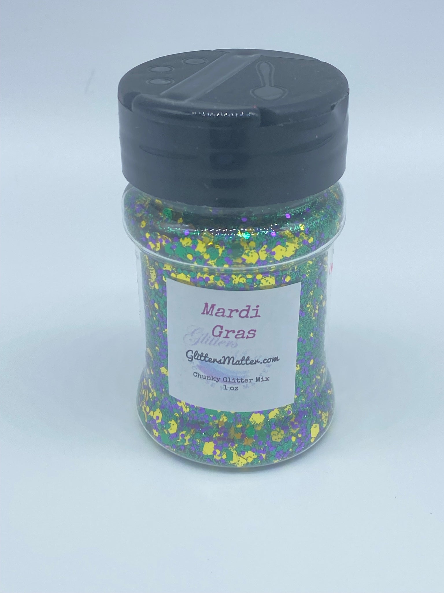 Mardi Gras Chunky Glitter Mix, Wholesale Bulk - CM13 Mardi Gras