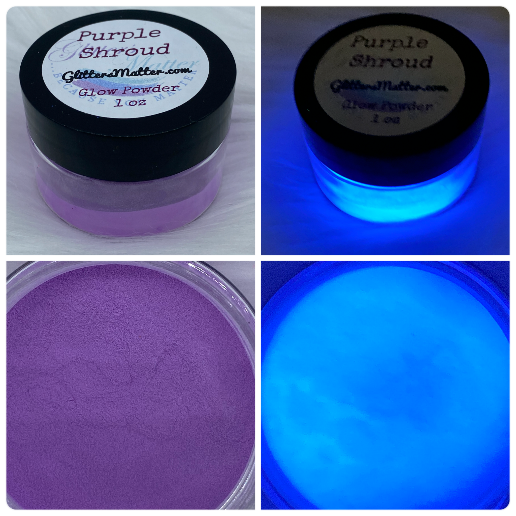 Purple Shroud ~ GLOW POWDER – Glitters Matter®