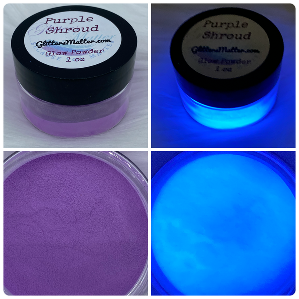 Purple Shroud ~ GLOW POWDER – Glitters Matter®