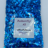 Butterfly #3 - Shaped Glitter