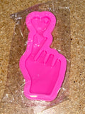 Hand - Finger Heart - SILICONE MOLD