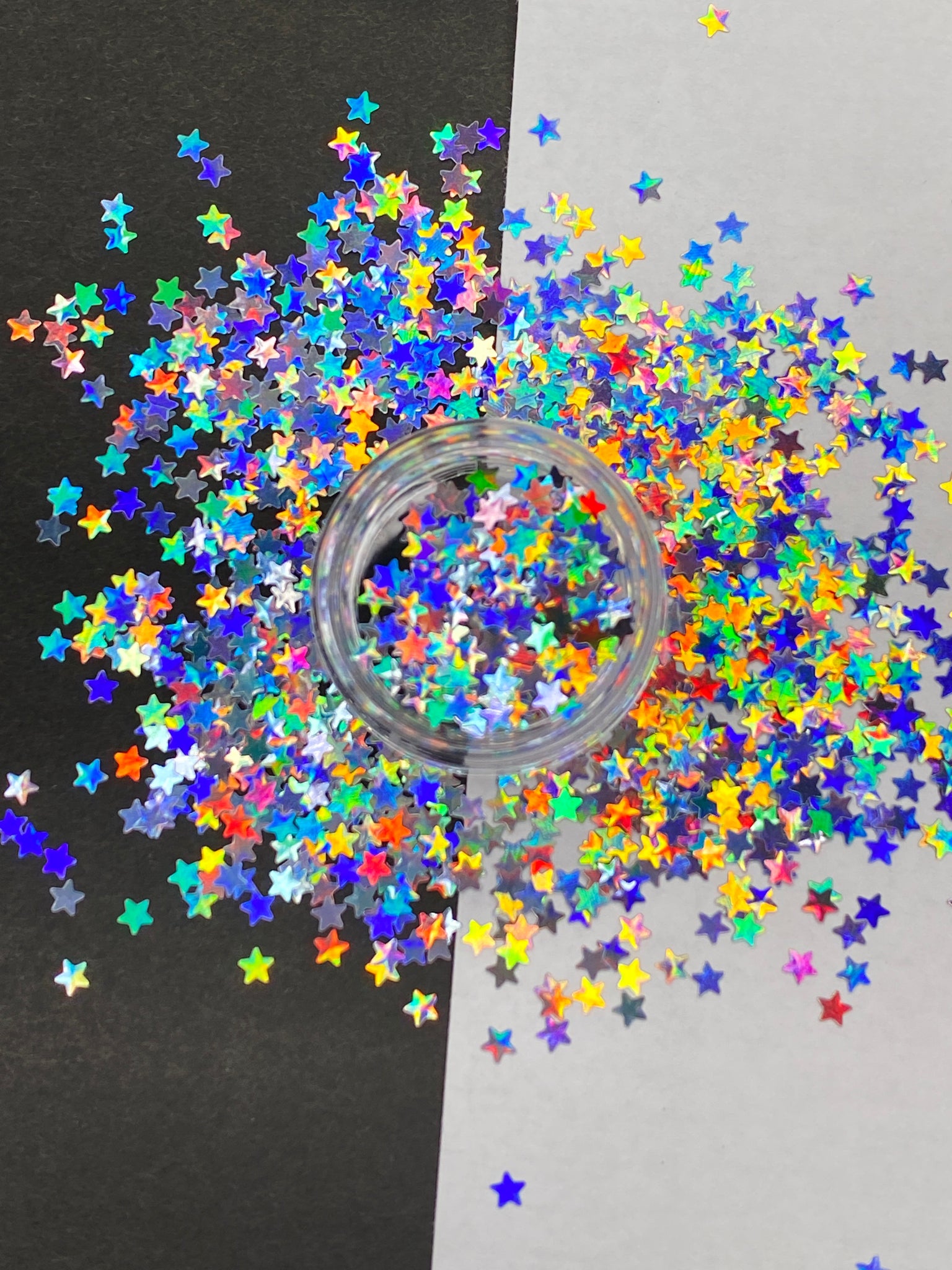 Holo Silver Stars - Shaped Glitter – Glitters Matter®