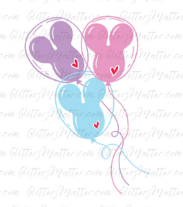 Mouse Balloon ~ Clear Waterslide