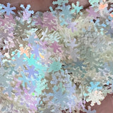 Rainbow Snowflake - Shaped Glitter